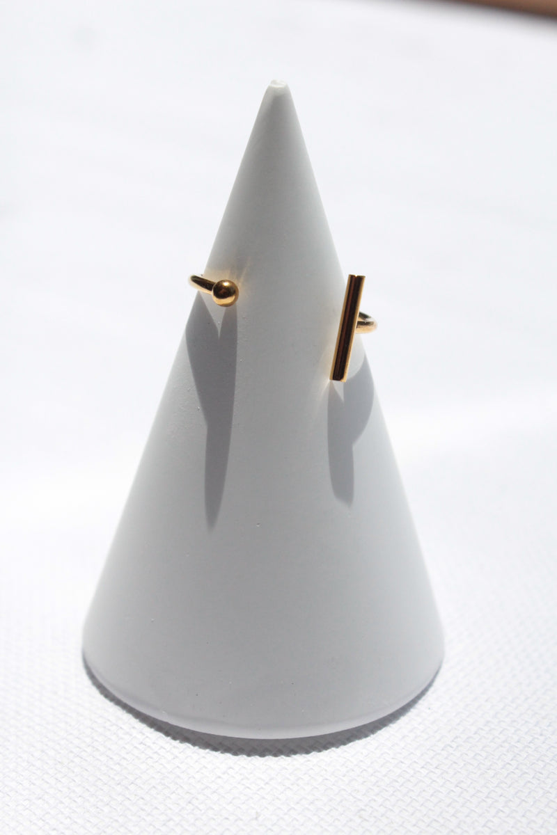 Seri  |  Line Open Ring Gold