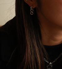 Koi  |  Chain Earrings Silver