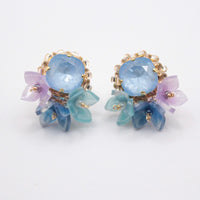 BOUQUET Earrings (Blue Sky) Hypoallergenic