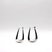 Japanese design Silver hoop earrings made for sensitive ears and mum Black Friday Sale 