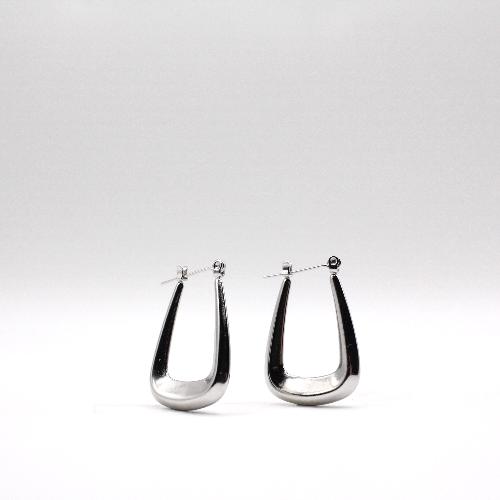 Japanese design Silver hoop earrings made for sensitive ears and mum Black Friday Sale 