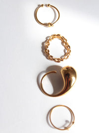 Japanese Jewellery made for Sensitive skin and mums gold rings 