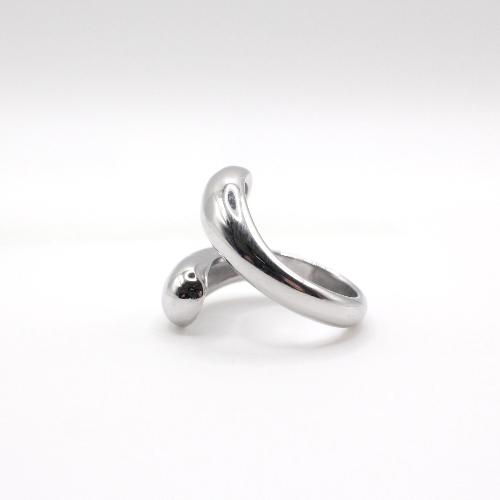 Shizuku bold silver ring rhodium plated for daily wear and sensitive skin. Japanese minimalist design