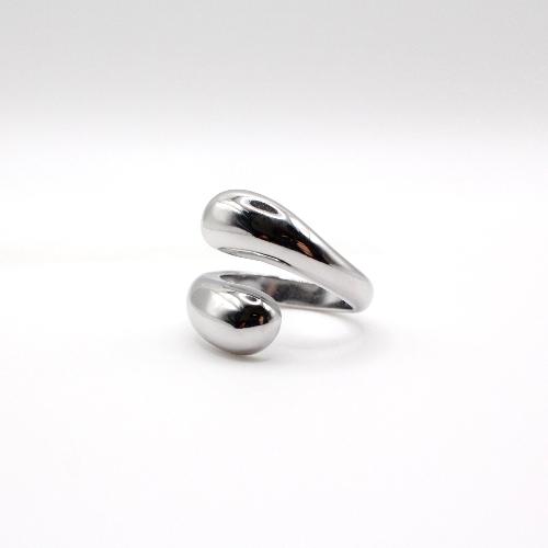 Shizuku bold silver ring rhodium plated for daily wear and sensitive skin. Japanese minimalist design