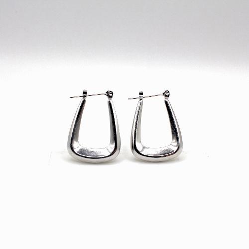 Japanese design Silver hoop earrings made for sensitive ears and mum Black Friday Sale 