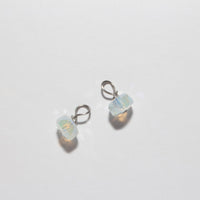 handmade white crystal charms handmade jewellery charms 