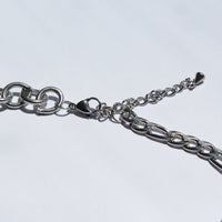 silver waterproof chain necklace clasp 