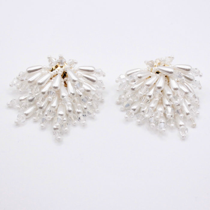 chandelier stud earrings japanese handmade sensitive skin friendly bridal jewellery 