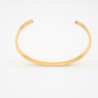 cuff bangle 24k gold plated for daily wear and waterproof