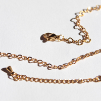 shell gold chain handmade bracelet waterproof and for sensitive skins from melbourne 