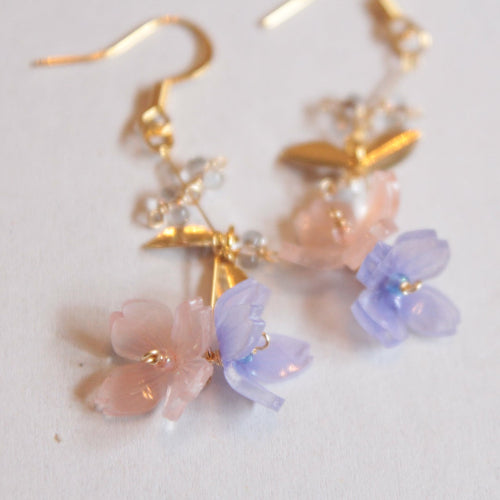 Japanese handmade earrings for sensitive skin 