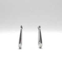 black friday sale japanese design silver hoop earrings made for mum and sensitive ears 