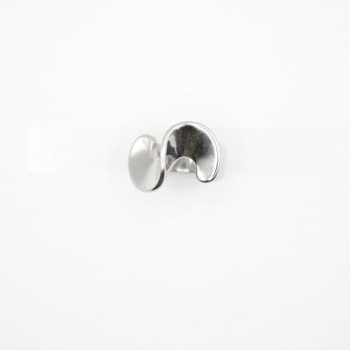 frill ring silver rhodium plated bold style for daily wear and waterproof - stock take sale 
