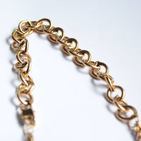 statement summer necklace gold waterproof and tarnish free handmade 